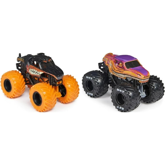 Monster Jam Velociraptor & Rottweiler 1:64 Diecast Truck Bundle