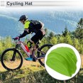 thumbnail image 2 of Cycling Hat Sweat Wicking, Breathable Helmet Liner Baiku Silk Mesh Fabric Green 29x14cm/11.42"x5.51" 1 Pcs, 2 of 6