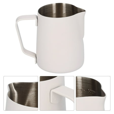 

Frothing Pitcher White Milk Frothing Cup For Home Use 350ML