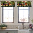 thumbnail image 4 of LALILO Kitchen Curtain Valance Forest Fire Burnt Rod Pocket Window Curtain 52"x 18" Set of 2, 4 of 6