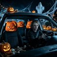 thumbnail image 4 of Halloween Decorations Double Printed Car Headrest Covers Universal Automotive Headrest Protector Soft Stretch Head Rest Covers For Car SUV Truck Van Interior, 4 of 4