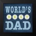 thumbnail image 2 of Marrott, Stephanie 12x12 Black Modern Framed Museum Art Print Titled - Best Dad, 2 of 5