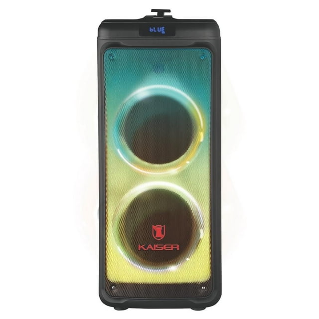Bafle Kaiser Doble 8 Pulgadas Recargable Bluetooth