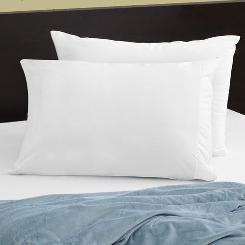 StainGuard® Cotton Terry Pillow Protector STND, White