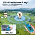 thumbnail image 4 of Bark Shock Collar Small Dog 5-15lbs & Medium Dogs&iuml;&frac14;Lightest Dog Training Collar with Remote 2000ft&iuml;&frac14;3 Training Modes Beep, V, 4 of 7
