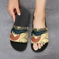 thumbnail image 6 of GZHJMY Stylish Slides for Women Men, Japanese Style under Mount Fuji Soft Flexible Slip-on Sandals Slippers, 6 of 7