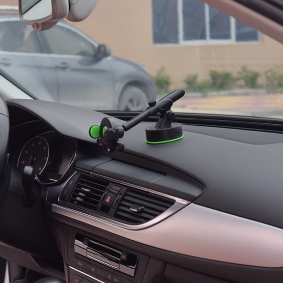 HEMOTON  Car Phone Holder Suction Dash Mounted Cell Holders for Black