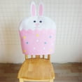 thumbnail image 3 of Easter Chair Covers, Easter Bunny Egg Chick Seat Covers, 3D Removable Chair Slipcovers Protector, Holiday Chair Back Cover Kids, Easter Kitchen Decor for Home Spring High Back Chair Protector Decor A, 3 of 7