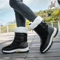 thumbnail image 5 of YOURDIARY Women's Mid-Calf Winter Snow Boot Outdoor Waterproof Cold Weather Faux Fur Boots, 5 of 8