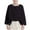 Black, variant on UQJfacai Girls Oversized Crewneck Sweaters Kids Fall Winter Long Sleeve Slouchy Chunky Knit Cute Pullover Jumper Tops 5-15 Years
