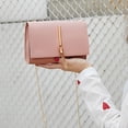 thumbnail image 4 of Stylago Women's Clutch Bags Fashion Leather Crossbody Purses Gold Chain Wallet Ladies Cellphone Handbags for Evening Party Pink, 4 of 6