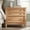 Hazel + Solid Wood-1, variant on Luckynote Hazel 3-Drawer Farmhouse Style Fully Assembled Wood Nightstand SideTable for Living Room, Bedroom