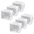 thumbnail image 1 of 6 Pcs Blinds Bracket End Covers Mounting Hardware Kit for Window Blinds Installation, 1 of 5