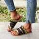 thumbnail image 4 of Chanclas Sandalias para mujer Sandalias planas huecas Zapatos de mujer con cremallera trasera transfronteriza Wmkox8yii  nm3408, 4 of 7