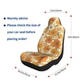 thumbnail image 2 of Car Seat Covers Are Protected From Dust And Spillage And Elastic Straps Are Easy To Install For Easy Car Suv Truck Delivery Groovy Flowers (7) 1, 2 of 8