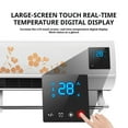 thumbnail image 4 of Summer Savings Wall-mounted Heater Household Heater Energy-saving Fast Heating Shaking Head Power-saving Temperature Control Heater 2025 New, 4 of 9