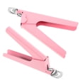 thumbnail image 2 of 2 cortaúñas de acero inoxidable, herramientas portátiles para uñas para mujer, cortaúñas de alta resistencia para uñas gruesas, kit de manicura rosa, 2 of 8