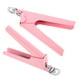thumbnail image 2 of 2 cortaúñas de acero inoxidable, herramientas portátiles para uñas para mujer, cortaúñas de alta resistencia para uñas gruesas, kit de manicura rosa, 2 of 8