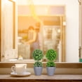 thumbnail image 4 of Realistic Artificial Potted Plants Dense Small Leaf Greenery Indoor Outdoor Decor for Home Office Garden Decoration Perfect Lifelike Green Plant Solution for Any Space Style A, 4 of 7