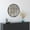 Matte Black, variant on Nathan Metal Framed round window pane mirror