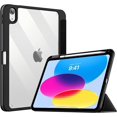 thumbnail image 1 of Funda compatible con iPad de 10.ª generación (2022, 10,9 pulgadas) - [Ultradelgada] Funda transparente a prueba de golpes con portalápices integrado y función de encendido y apagado automático, 1 of 5