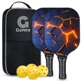 thumbnail image 1 of Juego de palas de pickleball Gonex Graphite aprobado por la USAPA con bolsa, 1 of 7
