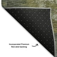 thumbnail image 5 of Addison Rugs Mayfield Premium Machine Washable Transitional Abstract Purple Runner Rug, 2'3" X 7'6" Machine Washable Transitional Abstract Purple Oversized Sherpa Throw Blanket, 5 of 6
