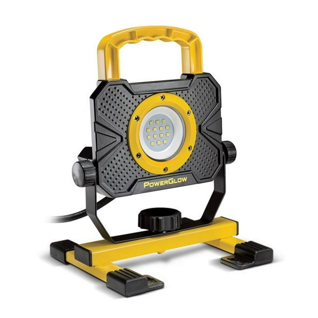 Powerglow 240187 Powerglow 240187 Powerglow 1000 Lumen Portable LED Worklight 5000 Kelvin 13 Watts