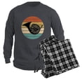 thumbnail image 6 of CafePress - French Horn Retro - Men's Long Sleeve Charcoal Pajama Set, 6 of 7