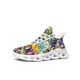 thumbnail image 1 of Zapatillas deportivas planas con grafiti de arte callejero para hombre y mujer, deportivas para correr de alta calidad, con cordones, de malla, hechas a medida, 1 of 6