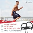 thumbnail image 6 of TREBLAB XR500 Bluetooth Running Headphones, IPX7 Waterproof, Noise Cancelling, Secure-Fit, Wireless Sport Earbuds with Mic, 6 of 6