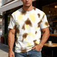thumbnail image 3 of Tie Dye Shirt Men Summer Lightweight Short Sleeve Crewneck Loose Fit Casual T-Shirts Streetwear, 3 of 5