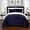 Navy, variant on Aurelia Pinch Pleated Ruffled and Pintuck Sherpa Lined