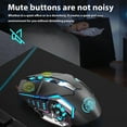 thumbnail image 5 of Gaming Mouse 2.4G Bluetooth Wireless Rechargeable Mouse For Laptop RGB Backlight E-Sports Mechanical Mouse For PC Computer Gamer, 5 of 10