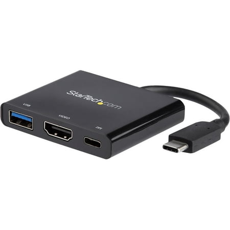 UPC: 0065030866286 | Startech CDP2HDUACP USB Type-C to HDMI Adapter with Power Delivery & USB Port C 4K Adapter