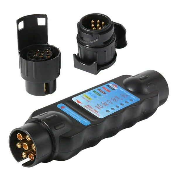 POINTERTECK 12V 7 Pins Car Truck Trailer Light Wiring Circuit Plug