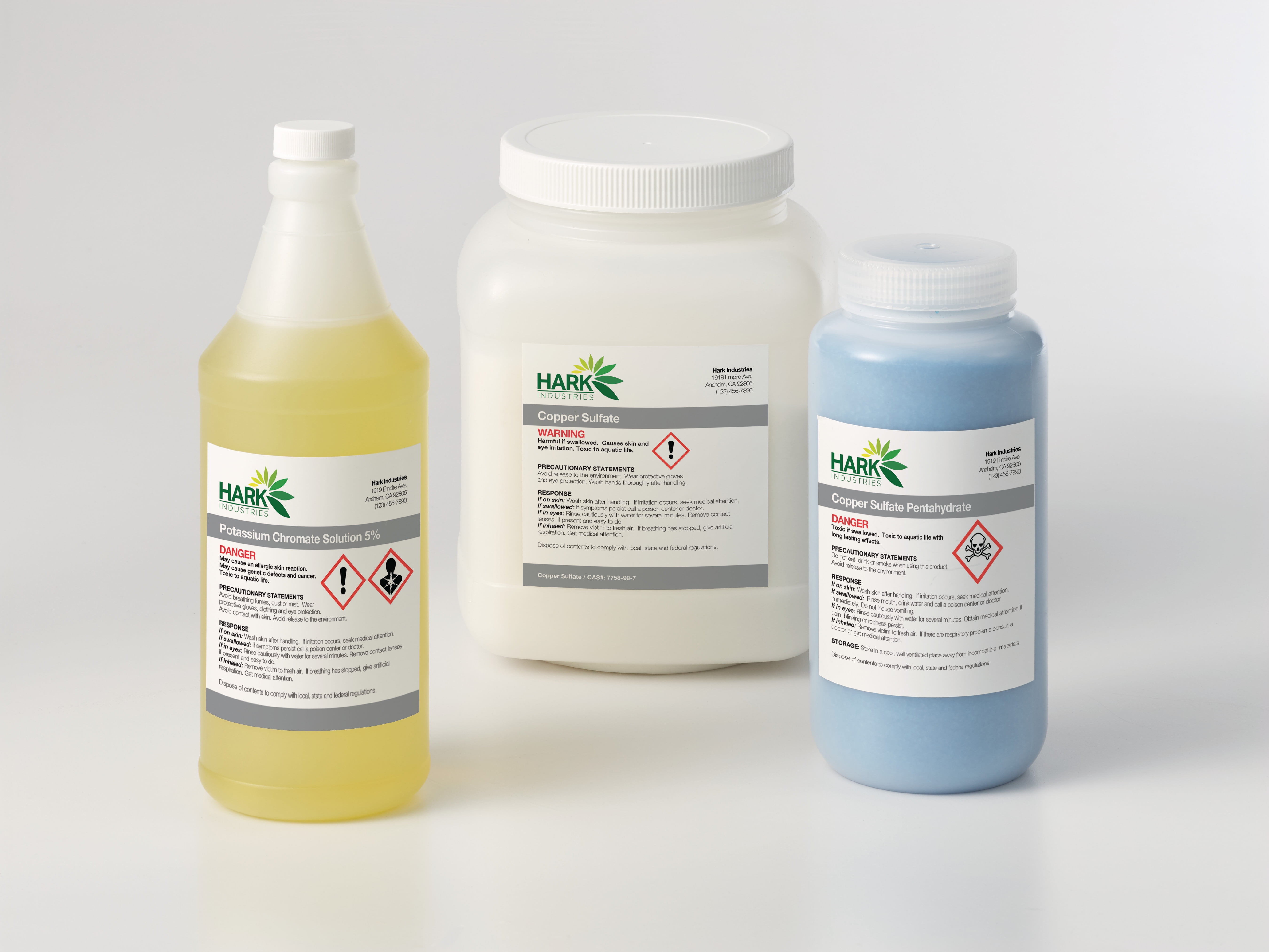 Avery UltraDuty GHS Chemical Labels for Pigment Inket Printers, Waterproof, UV Resistant, 4x4, 200Pk (60524)