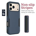 thumbnail image 6 of For iphone 17 Pro Case, Shockproof Heavy Duty Rugged Cell Phone Case for Apple iphone 17 Pro Cover, Tekcoo Military Grade Full Body Protection Dual Layer Sturdy Durable Cute Bumper - Blue, 6 of 8