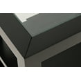 thumbnail image 5 of Jofran Urban Icon Contemporary Glass Inlay Chair Side End Table with Storage, 5 of 6