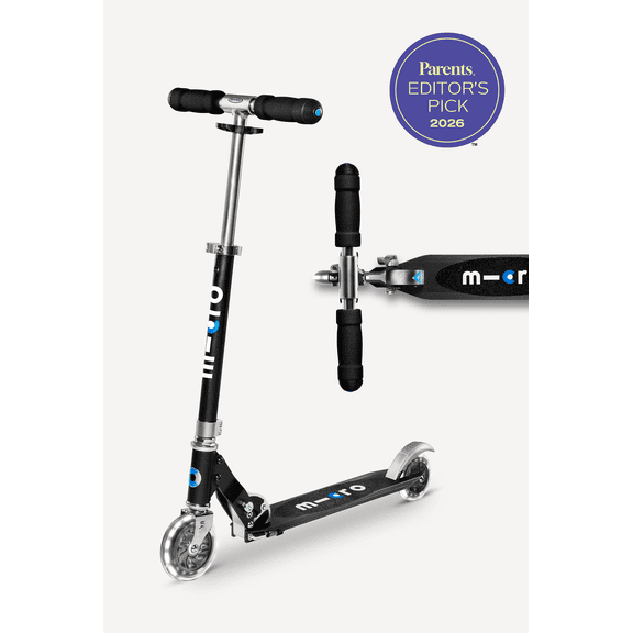 Micro Kickboard Sprite LED Kids Kick Scooter, 2-Wheel Foldable with Light-Up Wheels
