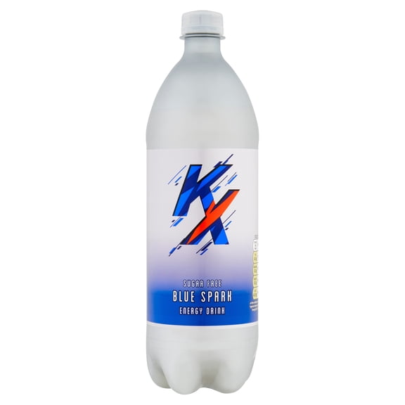 KX Sugar Free Energy Drink - Blue Spark 1L, Imported from Britain