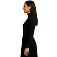 thumbnail image 6 of Turtle Bay New York Womens Long Sleeve Cotton Blend Mock Neck Top - An All-Season Essential, 6 of 6
