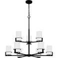 thumbnail image 6 of Quoizel Seymour 9-Light Matte Black Chandelier, 6 of 8