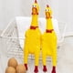 thumbnail image 3 of Paquete de 3 juguetes para perros con pollo chillón, juguete de pollo de goma amarilla, pollo de goma novedoso y duradero para perros, pollos de goma, 3 of 5