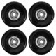 thumbnail image 1 of 4 ruedas silenciosas de repuesto para equipaje, universales, resistentes al desgaste, giratorias de 360°, para viajes de negocios, 1 of 7
