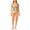 Black, variant on Ladies' Size Medium, One-Piece Swimsuit, UPF 50+, Navy Blue