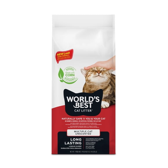 Arena para Gatos World's Best Multi Gatos Aglomerante 6.5 kg