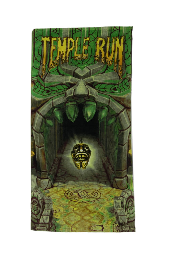 Temple Run Idol Cotton Terry Beach Towel
