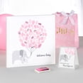 thumbnail image 4 of Lillian Rose Baby Elephant Canvas Baby Shower Guest Book Alternative with 2 Ink Pads, 4 of 4