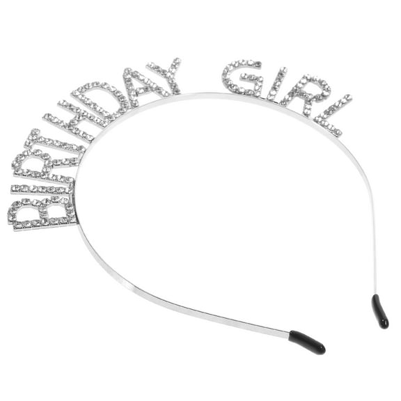 MLINS  Headband Jewelry Girl Navy Birthday Balloons Decorations Headbands Women's Silver